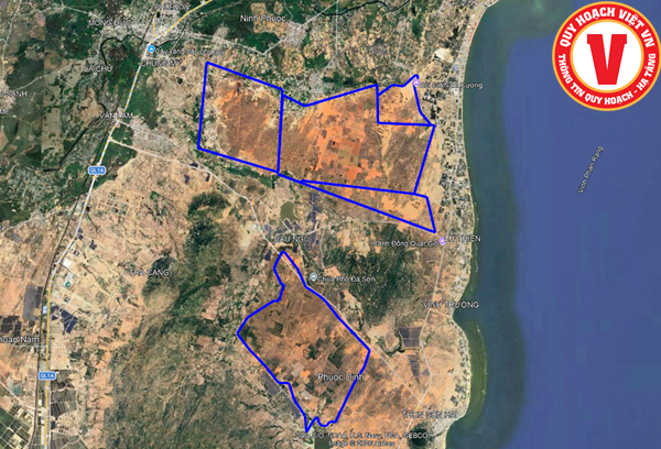 Bản đồ Quy hoạch Khoáng sản Tintan và Thiếc theo Quyết định 866/QĐ-TTg ngày 19/07/2023 tại tỉnh Ninh Thuận