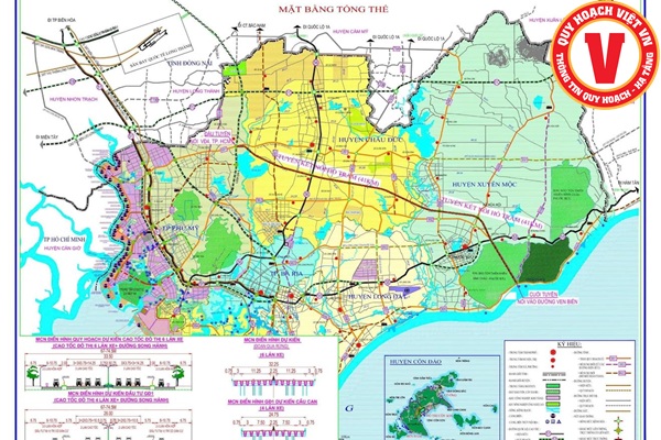 BẢN ĐỒ HƯỚNG TUYẾN CAO TỐC LONG THÀNH - HỒ TRÀM 