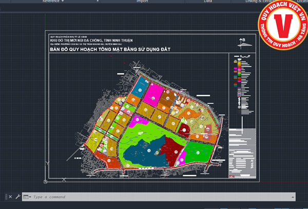 Quy hoạch phân khu xây dựng (tỷ lệ 1/2000) Khu đô thị mới núi Đá Chồng, tỉnh Ninh Thuận
