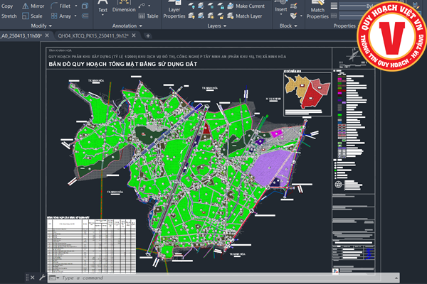 Quy hoạch Phân khu 15 Khu kinh tế Vân Phong - Khu dịch vụ đô thị, công nghiệp Tây Ninh An