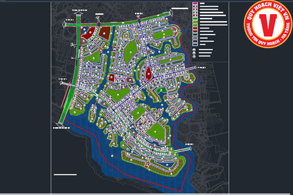 Quy hoạch chi tiết tỷ lệ 1/500 Khu đô thị Tây Long Điền Khu 3