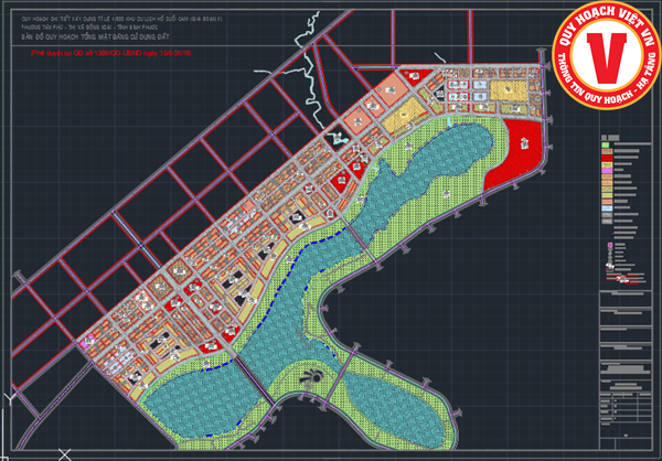 Quy hoạch chi tiết tỷ lệ 1/500 Khu du lịch Hồ Suối Cam (Giai đoạn II) Tân Phú, Đồng Xoài, Bình Phước