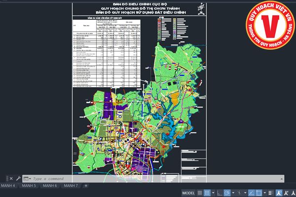 Quy hoạch chung Đô thị Chơn Thành - tỉnh Bình Phước đến năm 2040