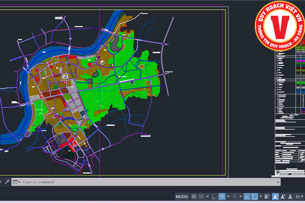 Quy hoạch chung Đô thị mới Nam Sông Vệ, huyện Mộ Đức, tỉnh Quảng Ngãi