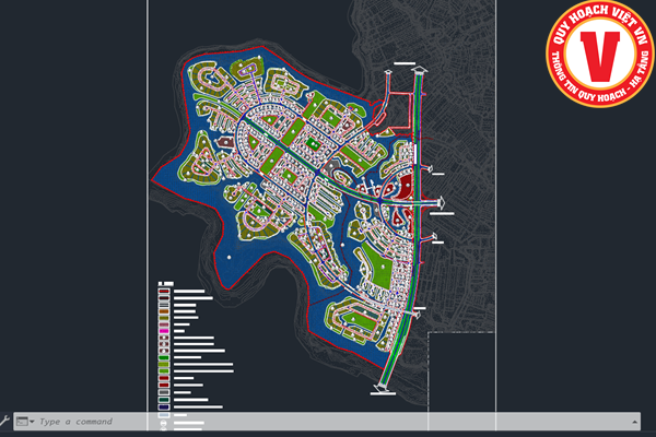 Quy hoạch chi tiết tỷ lệ 1/500 Khu đô thị Tây Long Điền Khu 4