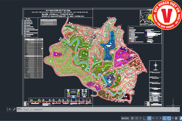 Quy hoạch Phân khu D4 thành phố Đạt Lạt