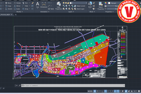 Quy hoạch Phân khu Phường Phú Hài - TP Phan Thiết