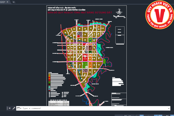Quy hoạch Phân khu phường Tân Đồng, TP Đồng Xoài, tỉnh Bình Phước