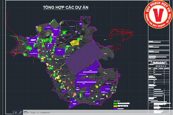 Tổng hợp các dự án trong Quy hoạch chung Đô thị Long Thành đến 2045