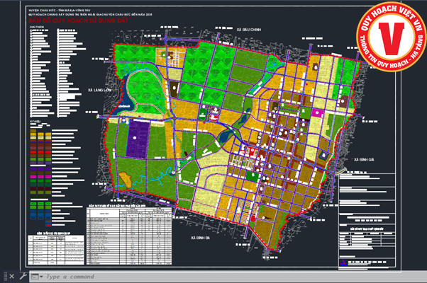 Tổng hợp các đồ án quy hoạch tại tỉnh Bà Rịa Vũng Tàu