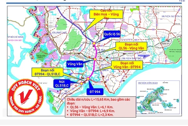 HƯỚNG TUYẾN ĐƯỜNG SẮT BIÊN HOÀ - VŨNG TÀU QUA ĐỊA PHẬN TỈNH BRVT