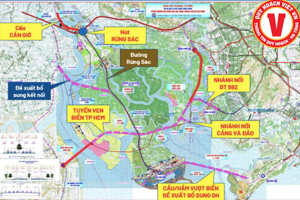 Phương án làm đường vượt biển Cần Giờ - Vũng Tàu dự kiến vào tháng 6/2026